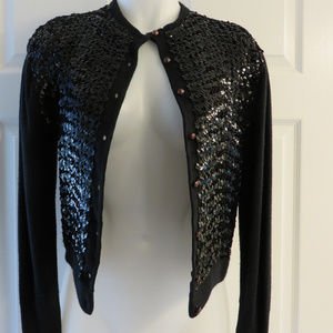 VINTAGE sequined cardigan